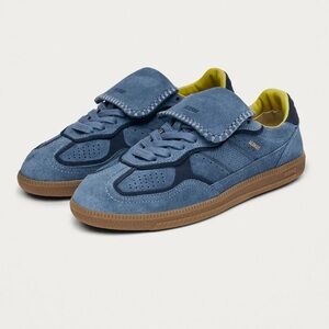 Alohas TB.490 CLUB SUEDE BLUE LEATHER SNEAKERS